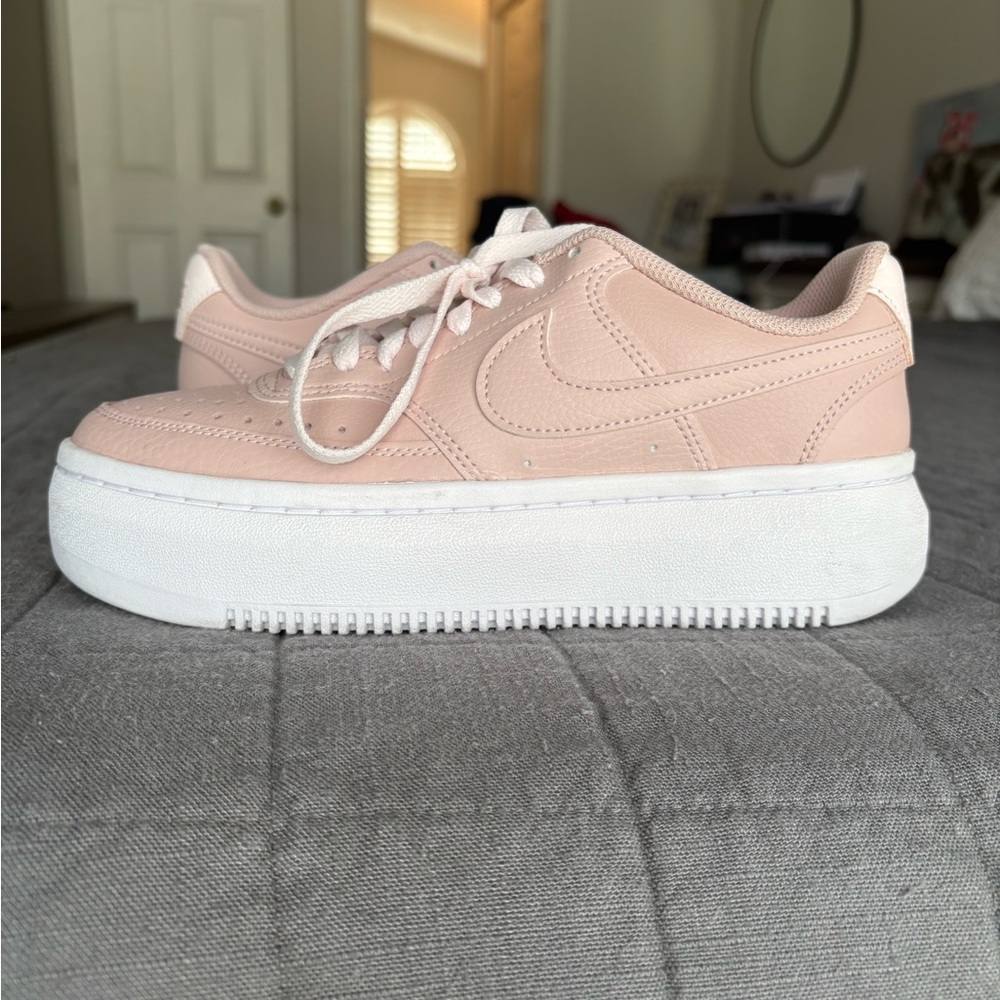 Nike Blush Pink Platform Sneakers